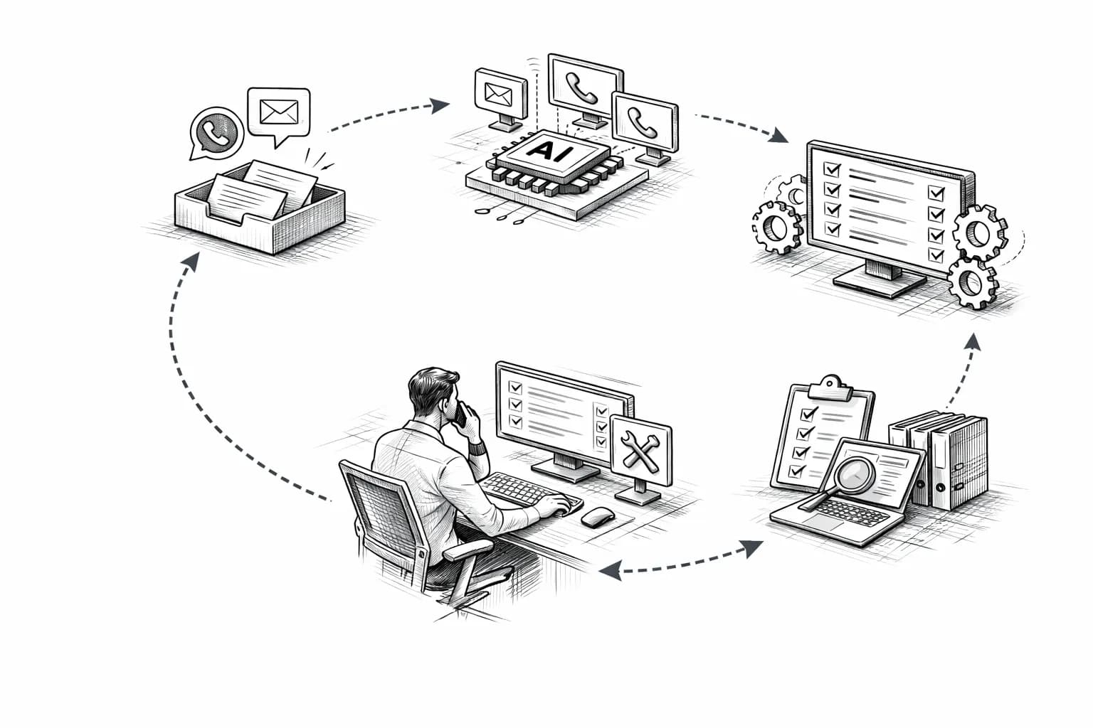 One system. One inbox. One process.